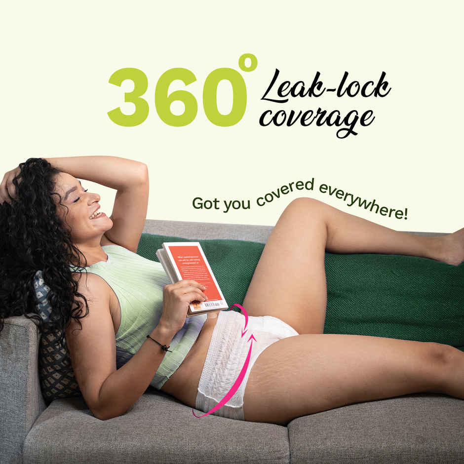 Pee Safe Full Coverage Leak-Proof Period Panty (M-L)