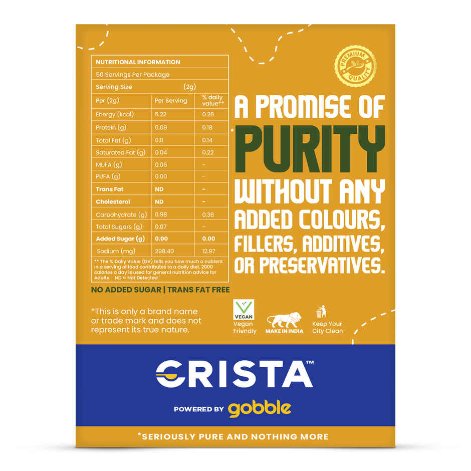 CRISTA Chatpata Chaat Masala