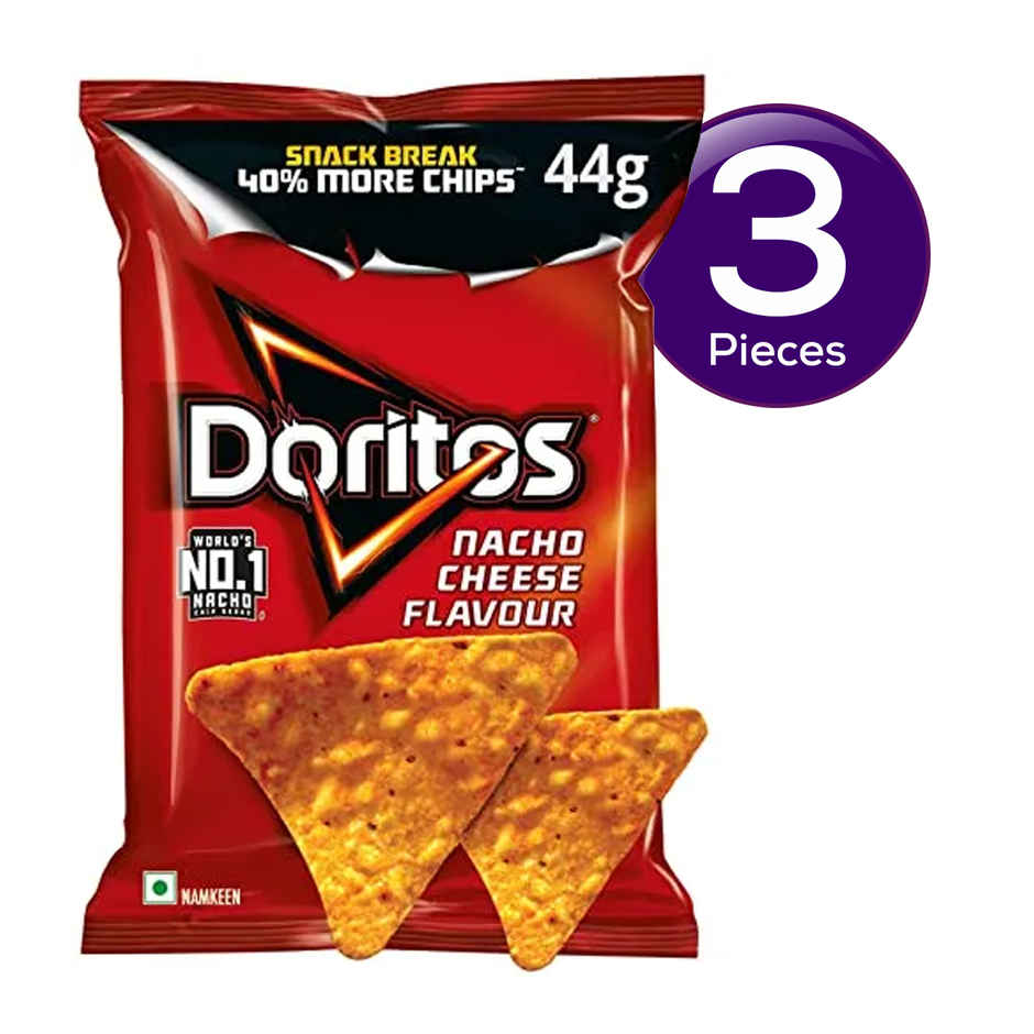 Doritos Nacho Cheese Flavoured Corn Chips Combo