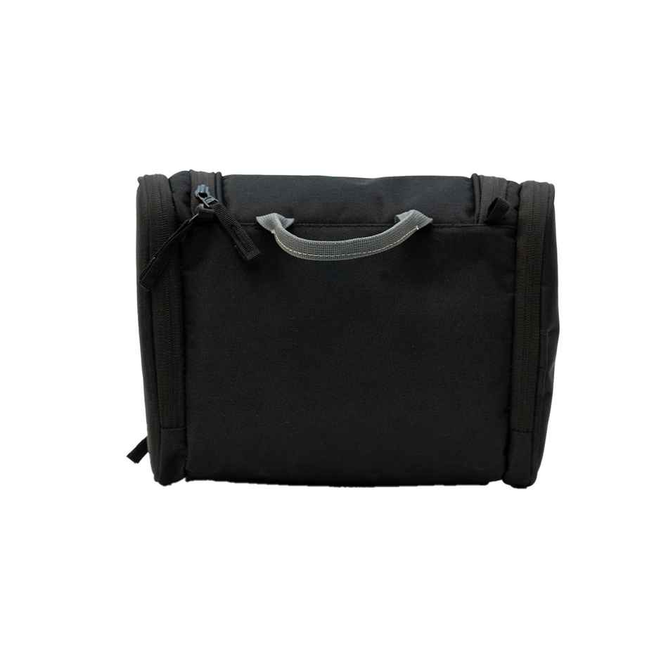 Urbanfix Toiletries Organizer Pouch | Medium Travel Kit Bag for Men & Women - Compact Black