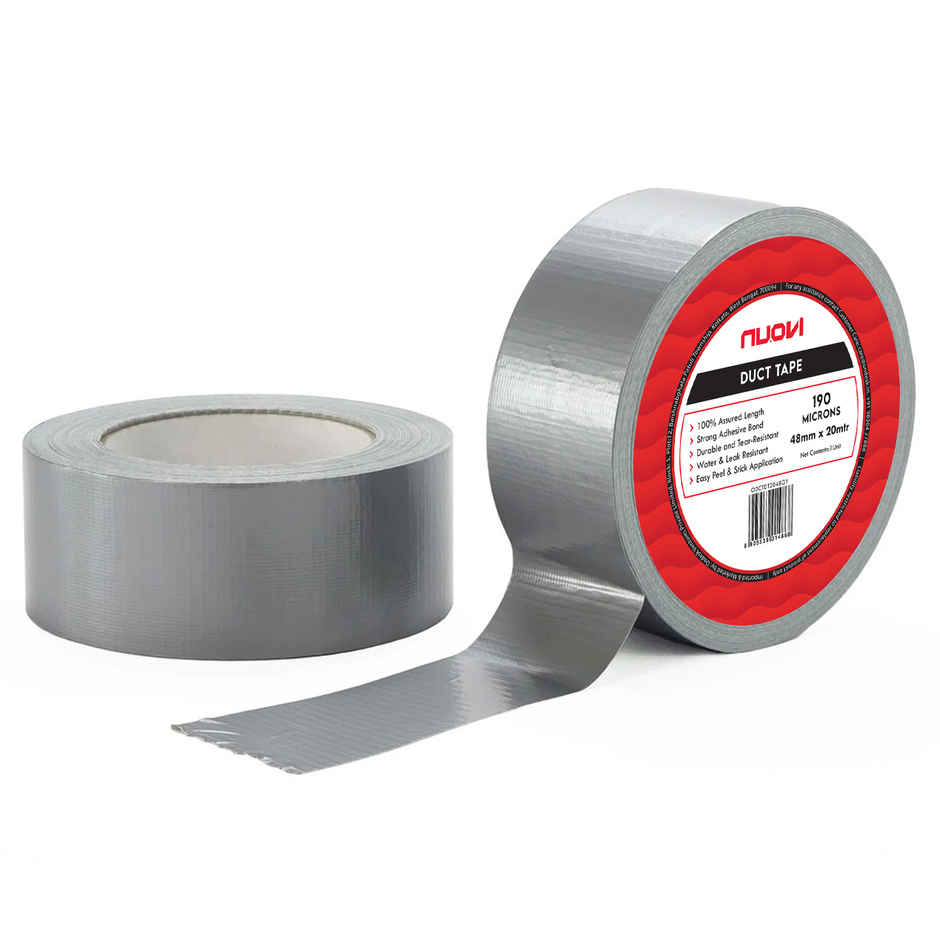 Nuovi Duct Tape | Grey - 48 mm x 20 m, 190 Micron