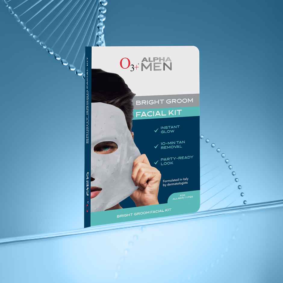 O3+ Alpha Men Bright Groom Facial Kit