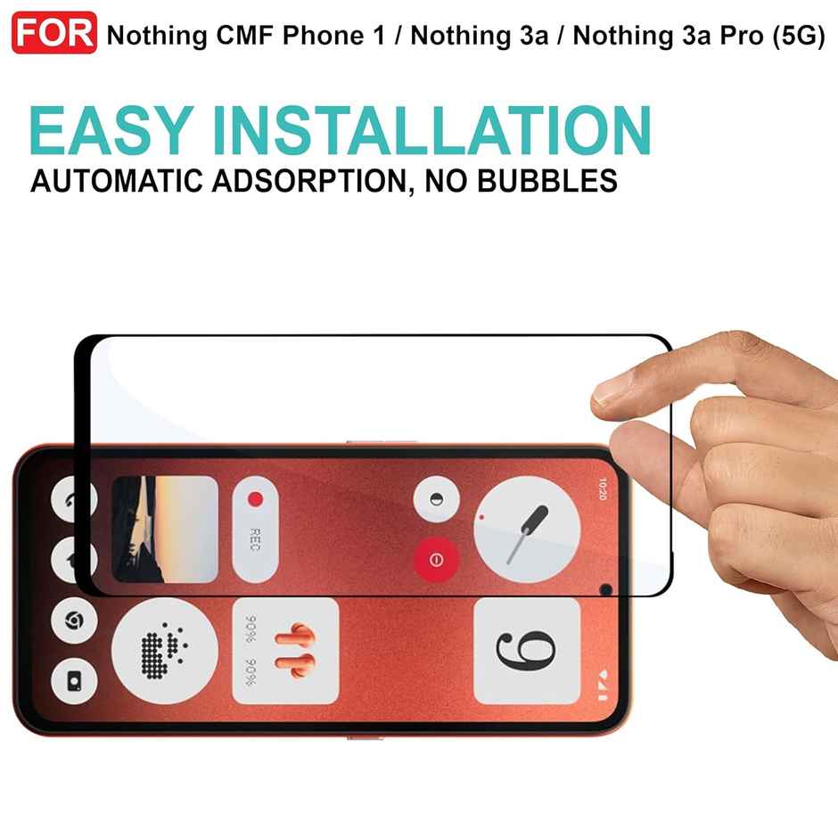 Artistque Tempered Glass for Nothing Phone 3A Pro | Nothing Phone 3A Screen Protector Guard