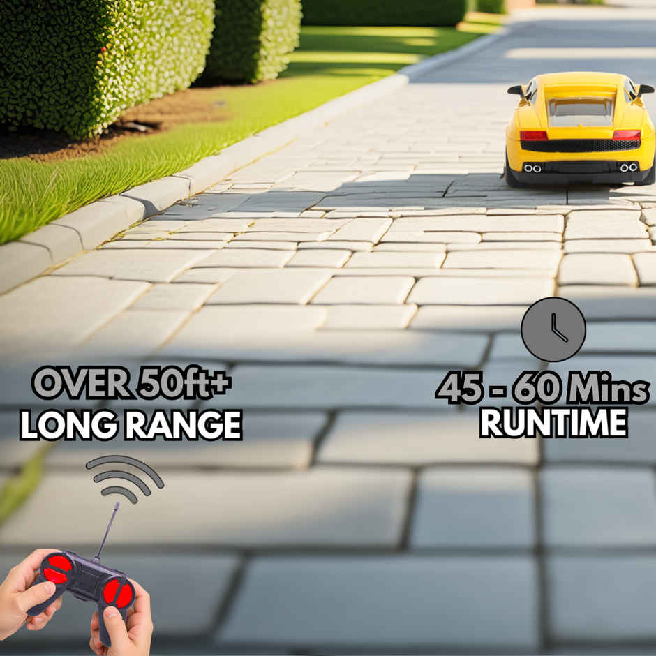 Frendo 1:24 Hi Speed Mini Remote Control Car -Lam Yellow