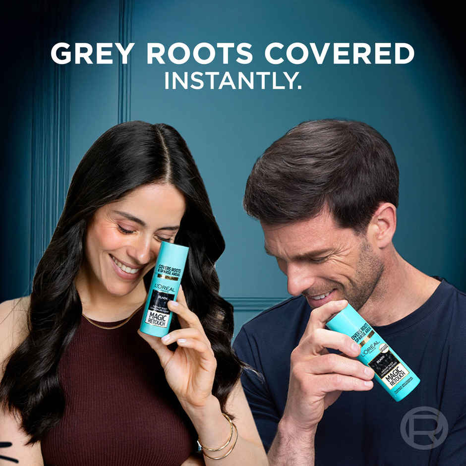 L'Oreal Paris Magic Retouch Root Touch Up Hair Colour Spray, 1 Black