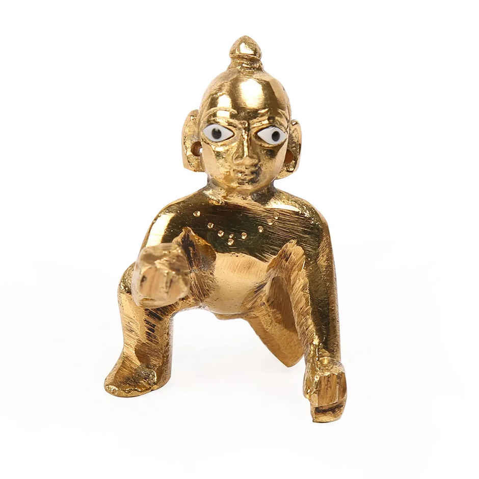 Laddoo Gopal Idol | Size 2 | 3.15 Inch | Pichai