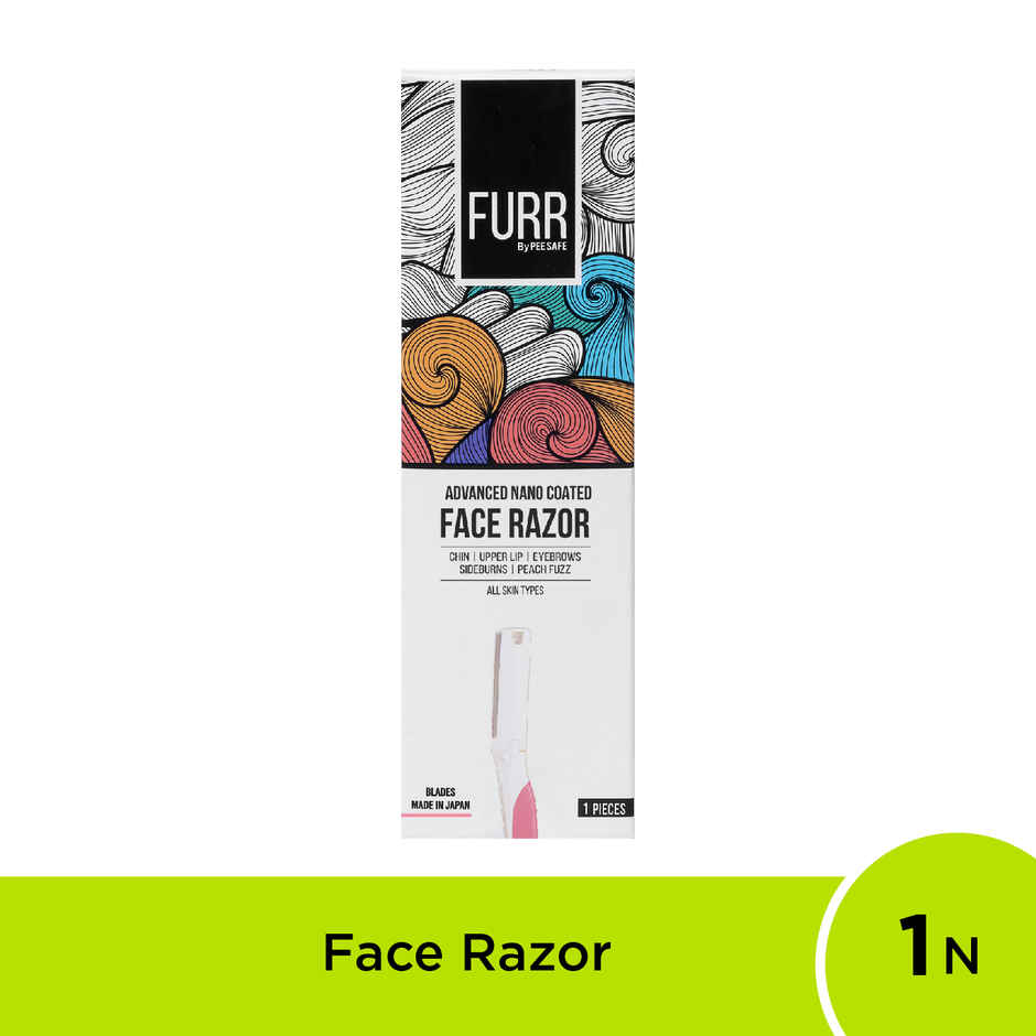 FURR By Pee Safe Face Razor | Gentle & Effective for All Skin Types