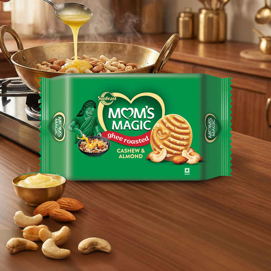 Sunfeast Mom's Magic Rich Cashew Almond Dry Fruit Biscuits | Trans Fat-free Combo