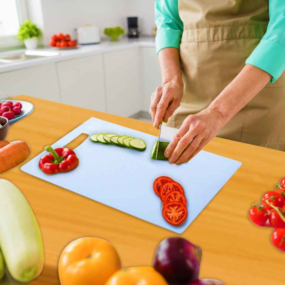 Anjali Chopping Board Square | Set of 2 | 32 x 21 x 1 cm | Plastic