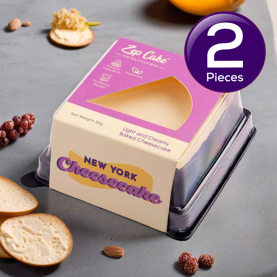 Zep Cake Premium Classic NY Cheese Cake Slice Combo