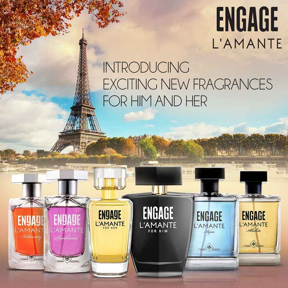 Engage L'Amante Sunkissed Eau De Parfum for Women, Floral Fragrance Scent