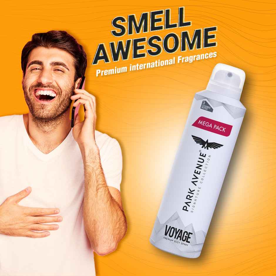 Park Avenue Voyage Deodorant Spray for men