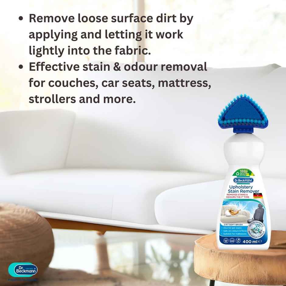 Dr. Beckmann Upholstery Stain Remover Liquid | Removes Stubborn Stains And Odours