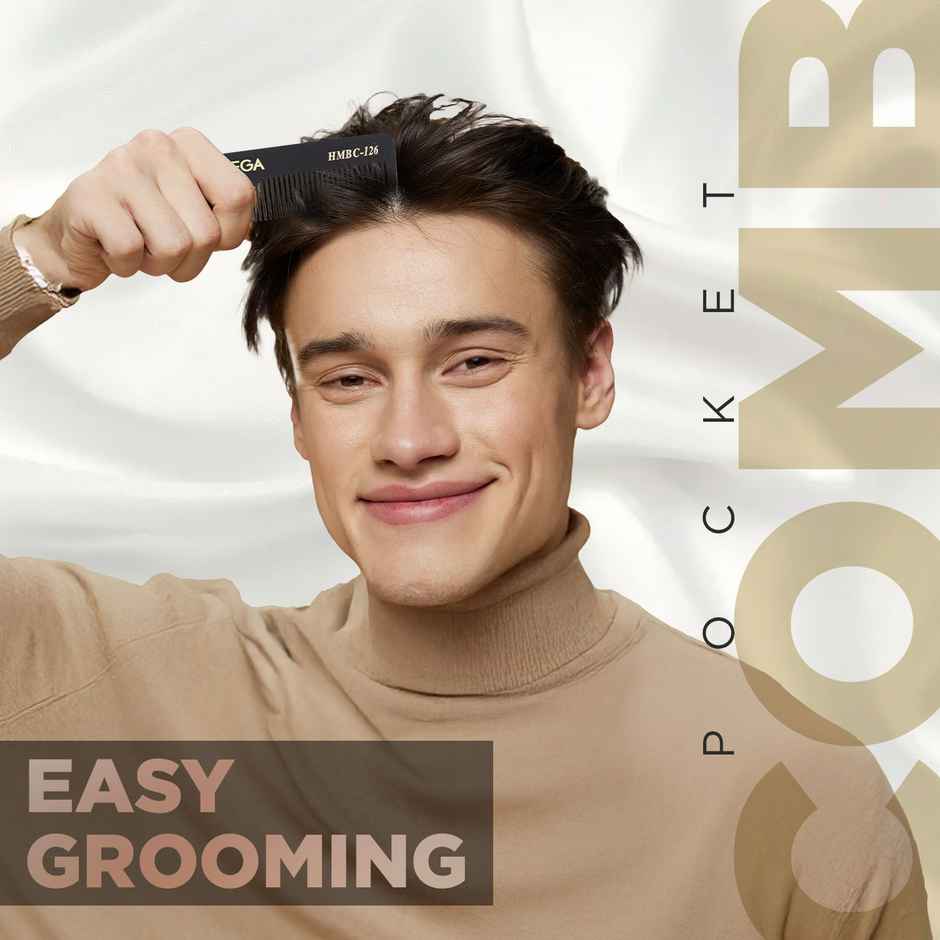 VEGA Pocket Hair Comb for Men and Women, (HMBC-126) | 12.5 X 3 cm