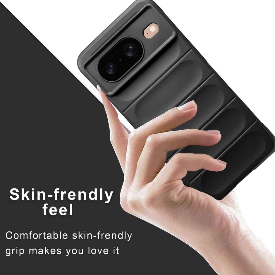 Artistque Case For Google Pixel 8 Liquid Stripe Back Cover Silicone