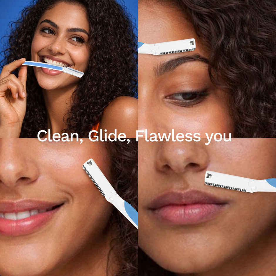 FURR By Pee Safe Reusable German Blade Face Razor | Smooth & Precise for All Skin Types