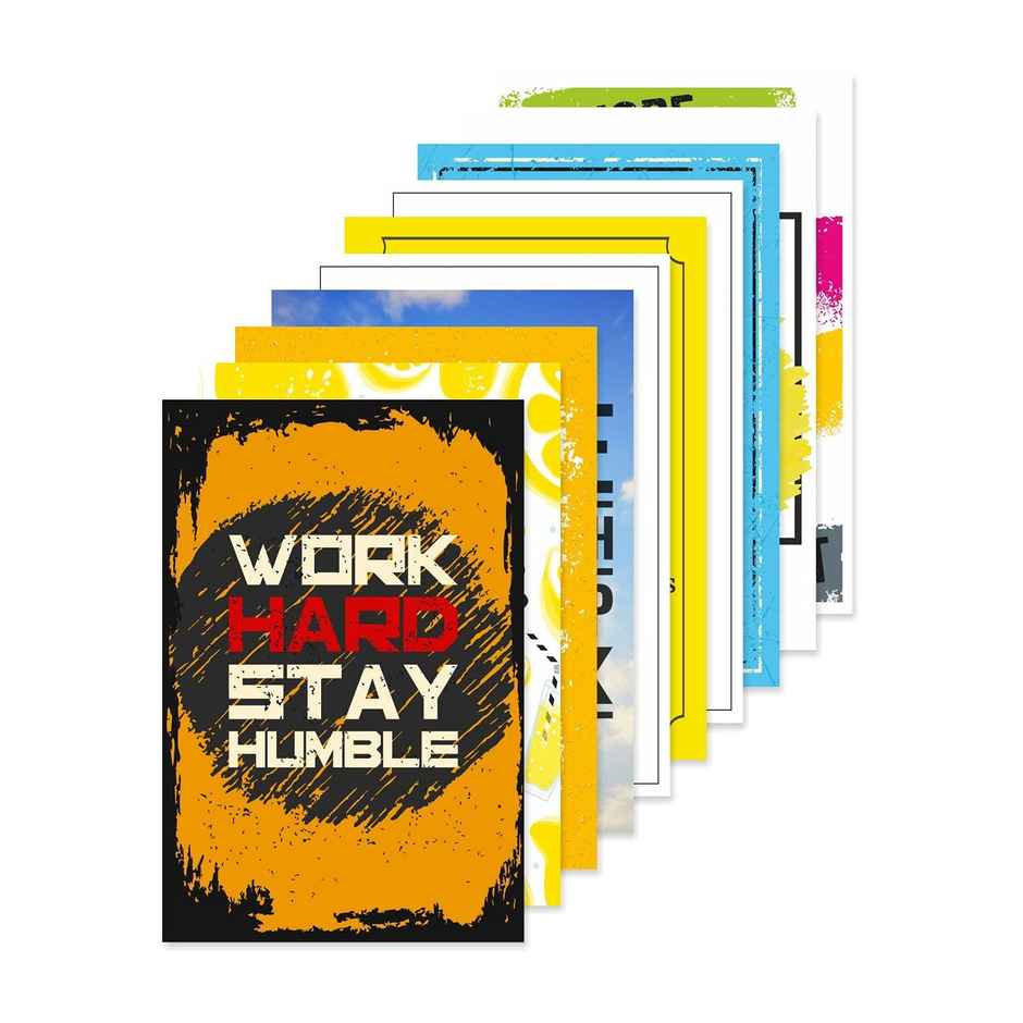 Paper Plane Design Wall Posters For Office Decor | Set of 10 | Size | 12 Inch x 18 Inch | D48