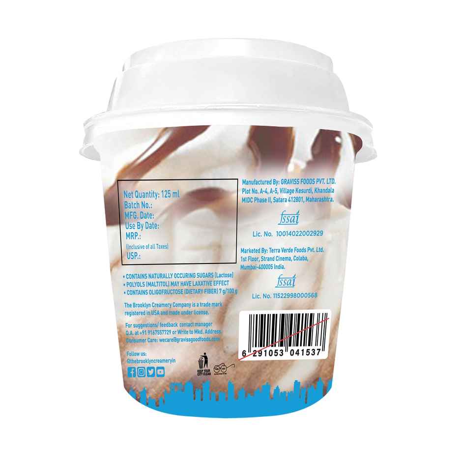 The Brooklyn Creamery Low Cal Choco Fudge Sundae