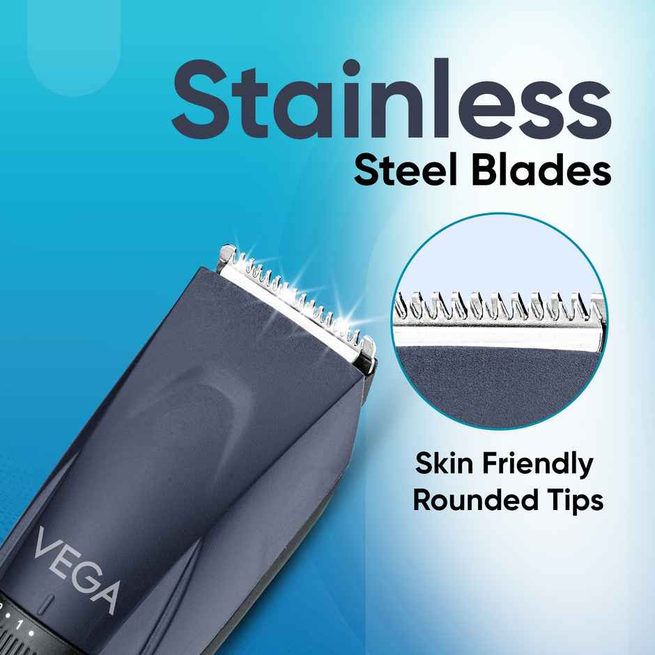 Vega Turbo One Beard Trimmer with 90min Runtime, Use Upto 6 Week in 1 Charge, (VHTH-40)