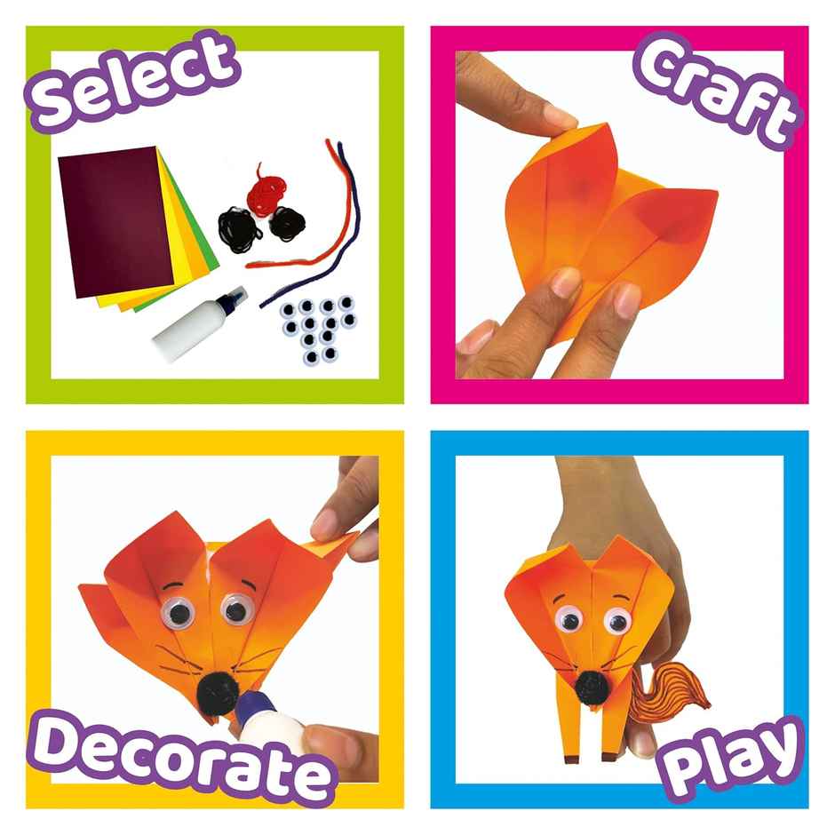 Webby Diy Finger Puppets Art And Craft Activity Kit Hobby Kit | School Projects, Craft Supply
