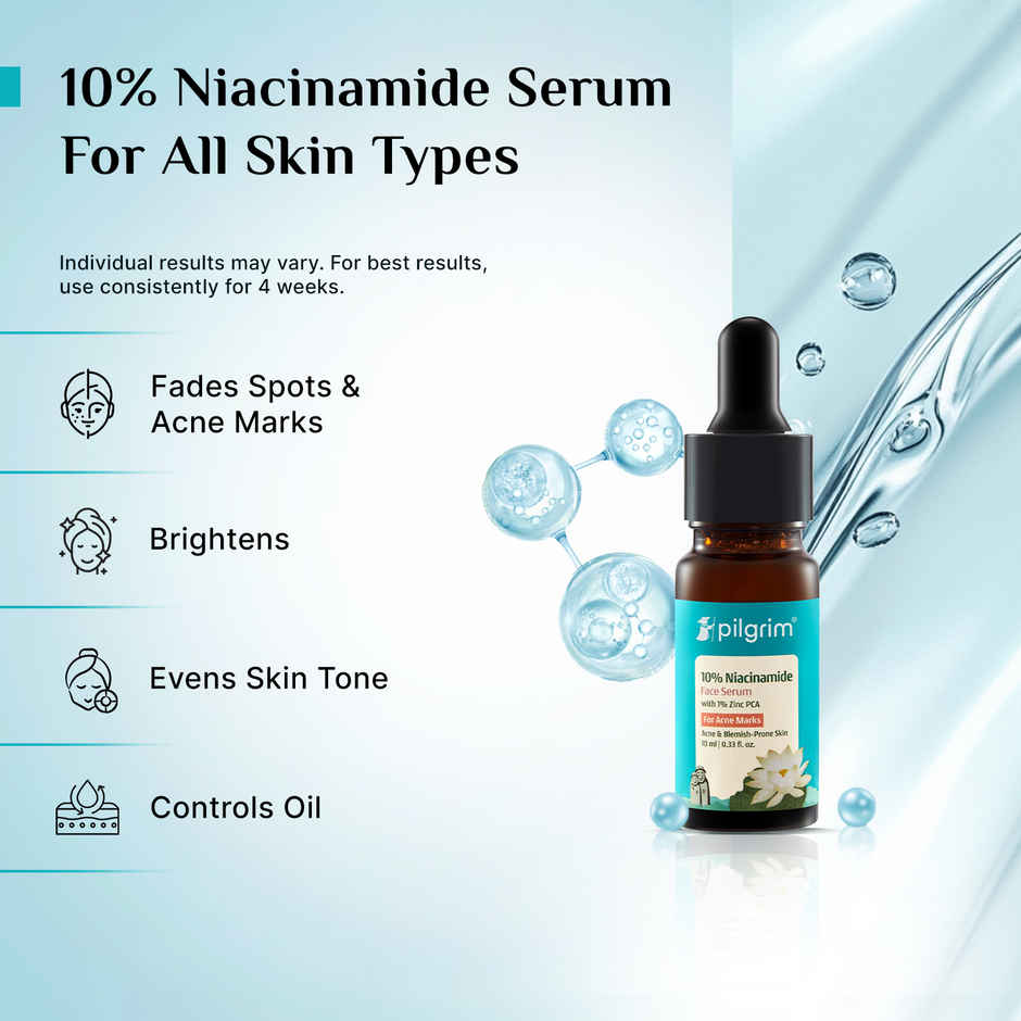 Pilgrim 10% Niacinamide Serum For Acne Marks