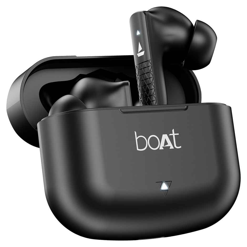 boAt Airdopes 91 TWS Earbuds w/ 45H Playtime, Dual Mics w/ ENx & BEAST Mode (Active Black)