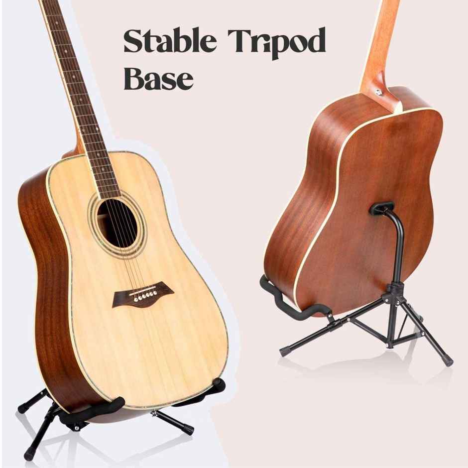 Kadence Guitar Stand NK51 - Folding Tripod for Acoustic | Electric | Ukulele & More