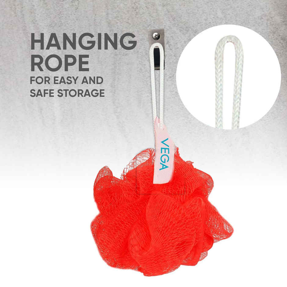 VEGA Mini Bath Loofah Sponge Remove Dead Skin for Men & Women | Pack of 2 | BA-3/12