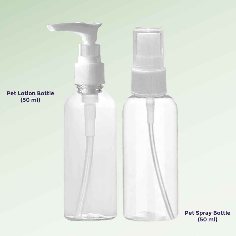 Travel Bottles Kit | Portable Refillable Toiletry Containers Set | Pack of 2
