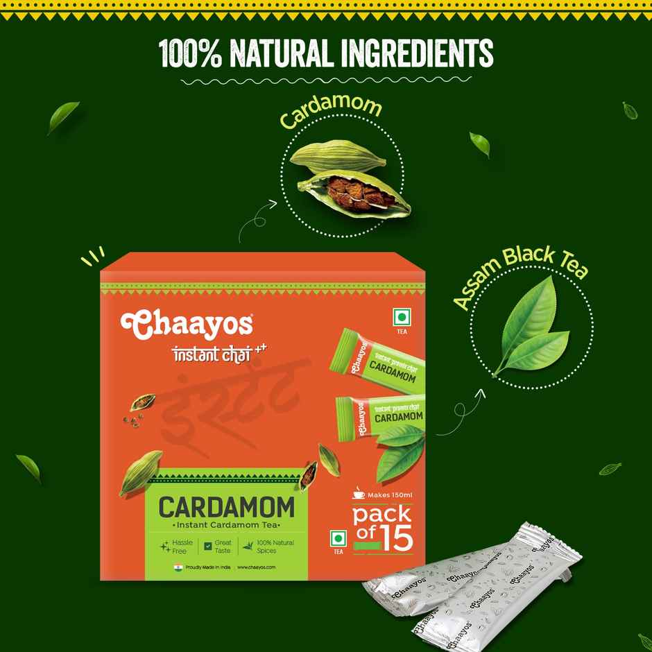 Chaayos Cardamom Instant Tea Premix