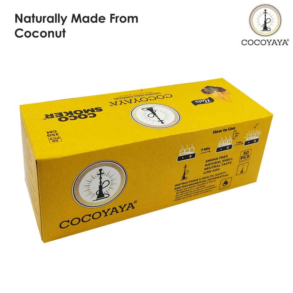 Cocoyaya Coconut Charcoal Cocosmoker Flat
