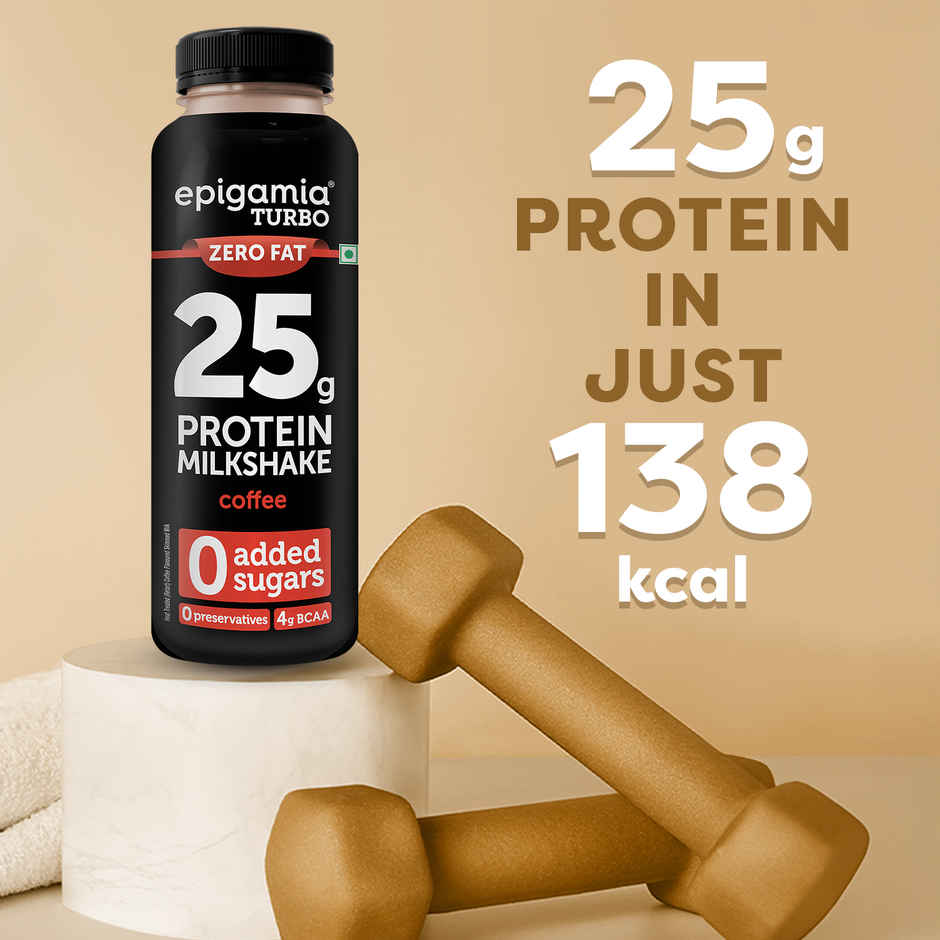 Epigamia Turbo Coffee Protein Milkshake