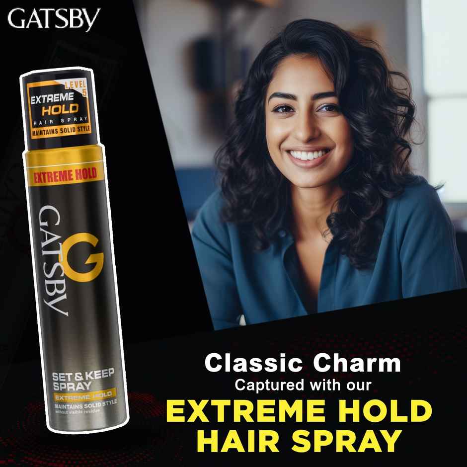 Gatsby Japan's No 1 Set & Keep Hair Spray - Extreme Hold
