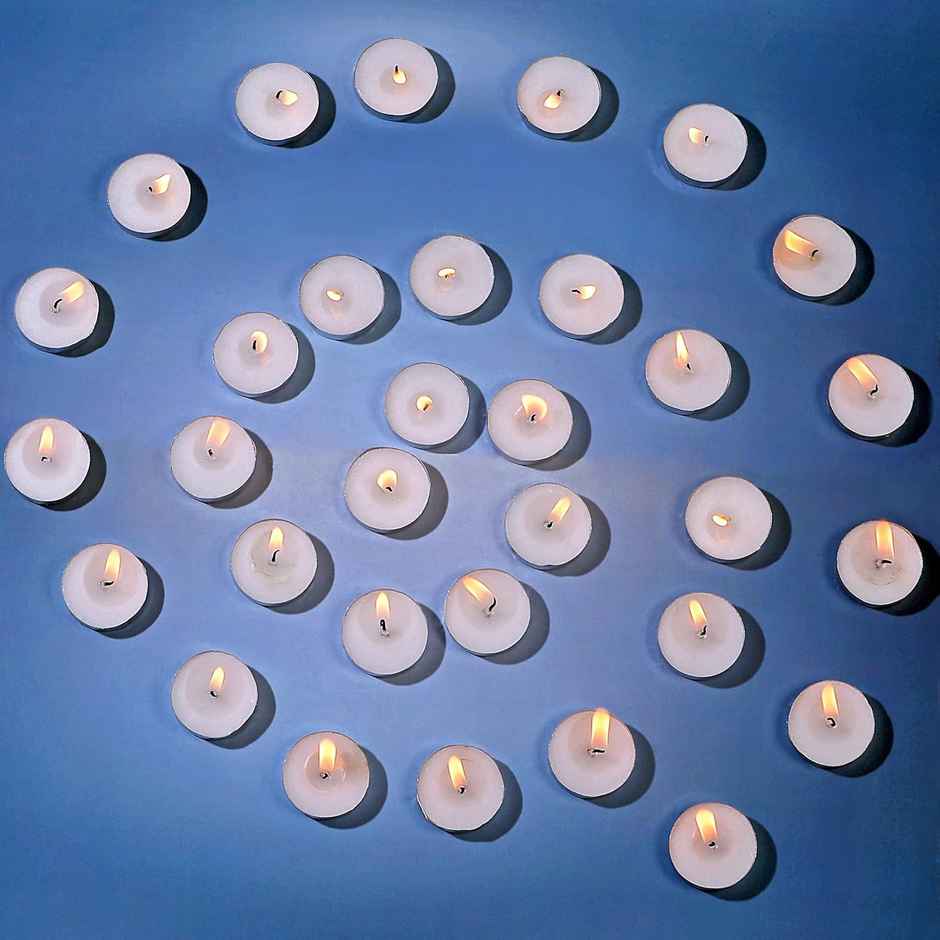 Tealight Candles | Smokeless | Pack Of 50 | 6 g Each | Prosperro Lumo