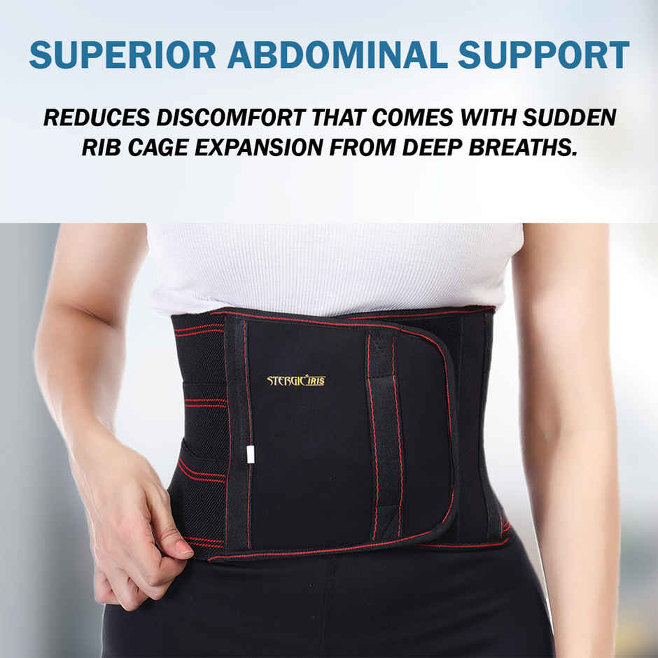 Stergic Iris Abdominal Support Belt Post Surgical Recovery