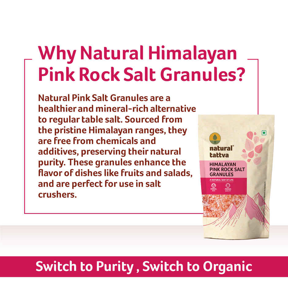 Natural Tattva Himalayan Pink Salt Granules