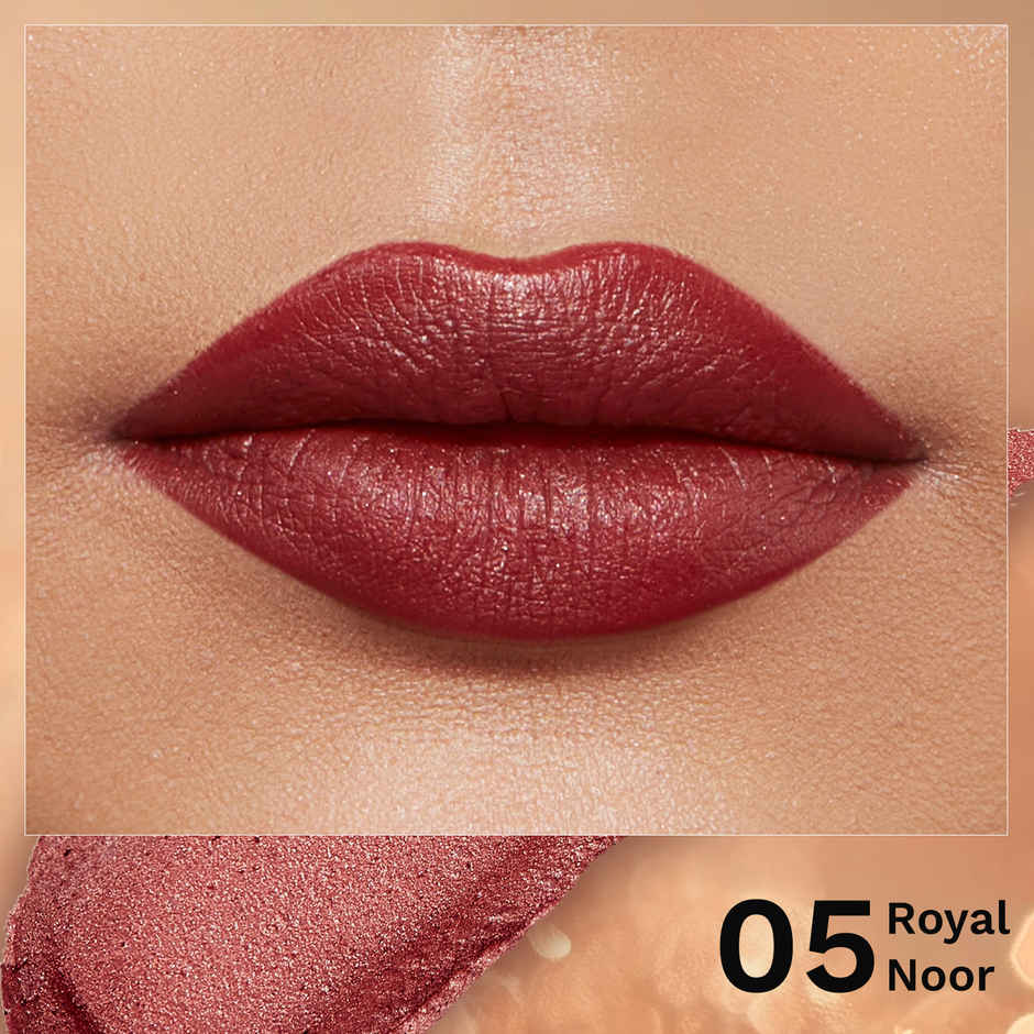 Pilgrim Dubai Luxe Lifestyle Royal Noor 05 Glitter Lipstick For Women