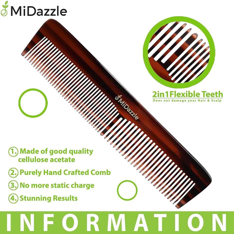 Midazzle Handmade/HandCrafted Edge Comb 1A |MIHC2207