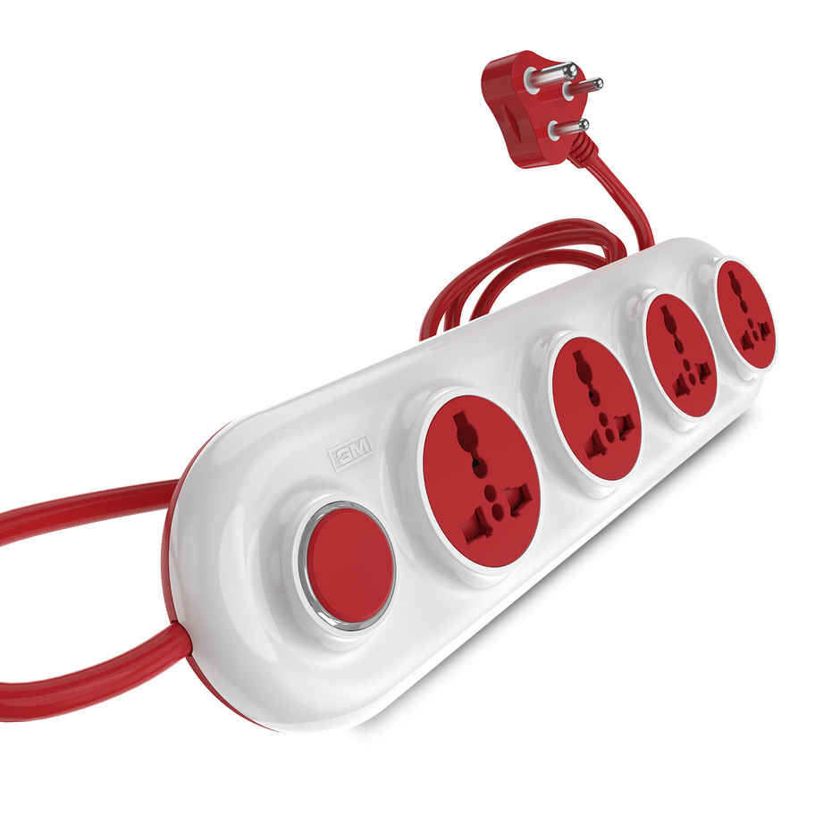 GM 3253 I-Croft 4+1 Power Strip - Master Switch | Indicator | Safety Shutter