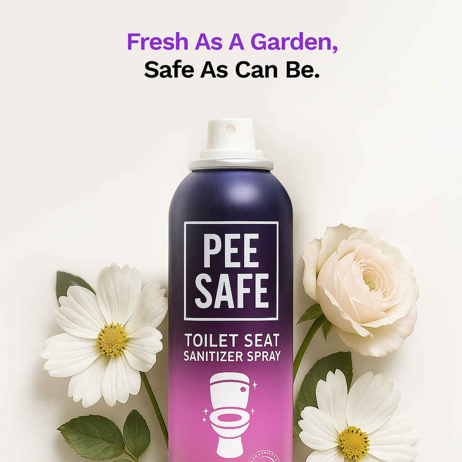 Pee Safe Toilet Seat Sanitizer Spray Floral Combo
