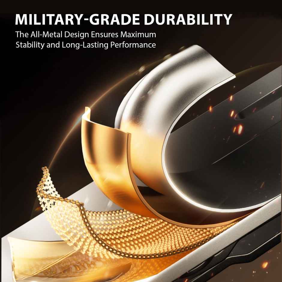 Bestor Portable Adjustable Laptop Foldable Metal Stand with Phone Holder Ergonomic | 9 - 16 in