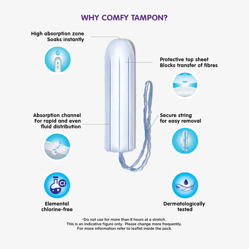 Comfy Snugfit Tampons Super