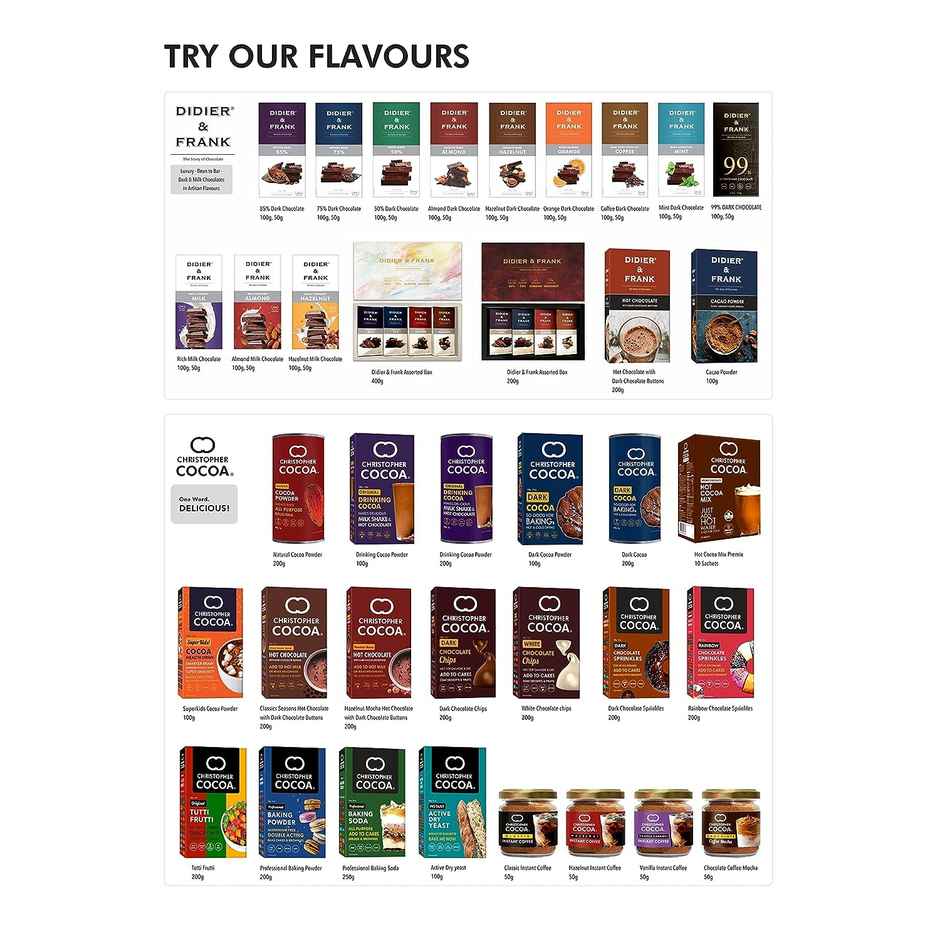 Christopher Cocoa Drinking Cocoa Powder | No Sugar | Hot Beverage