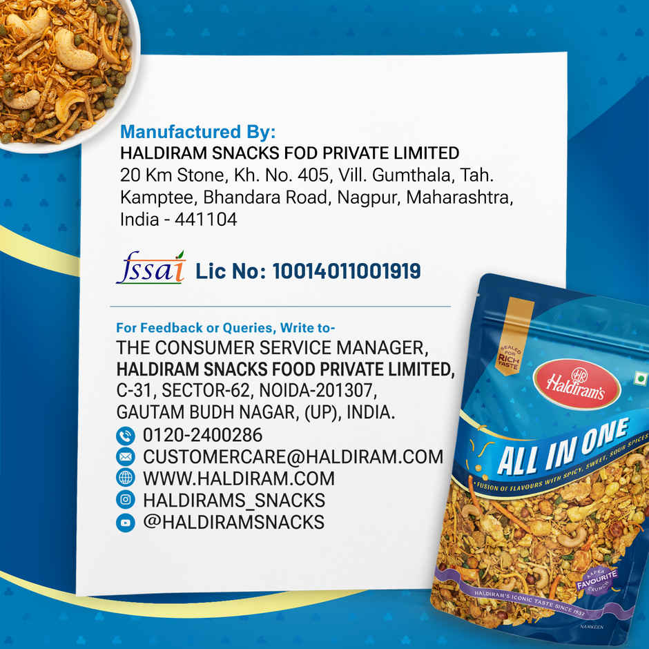 Haldiram's All In One Mixture | Crunchy & Savory