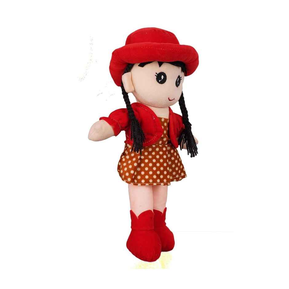 DearJoy Cap Rag Doll | Red | Soft Toy