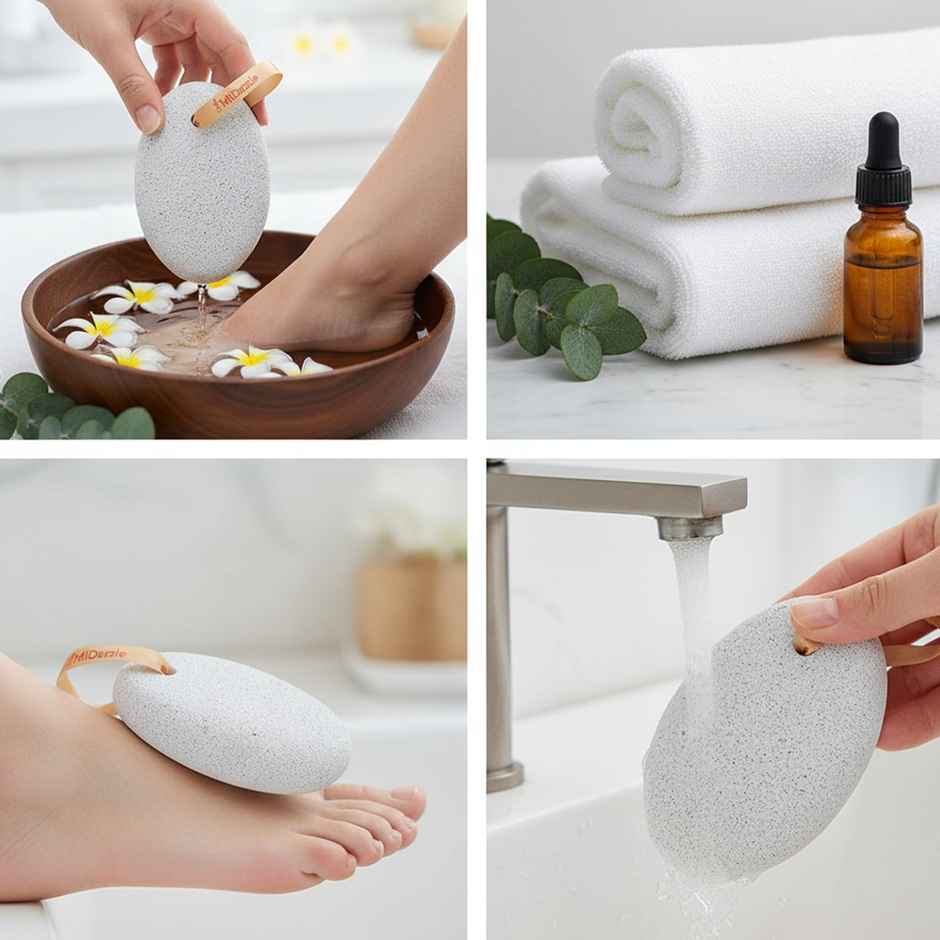 Midazzle Oval Shaped Pumice Stone | Medium