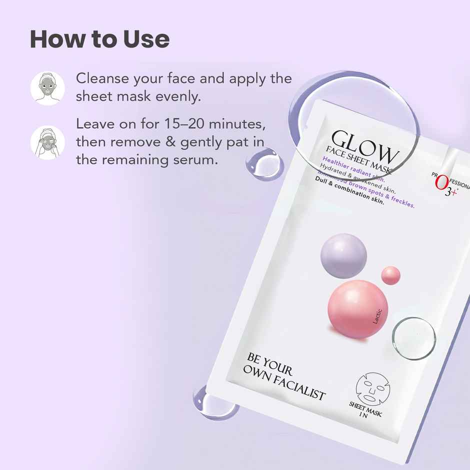 O3+ Facialist Glow Face Sheet Mask