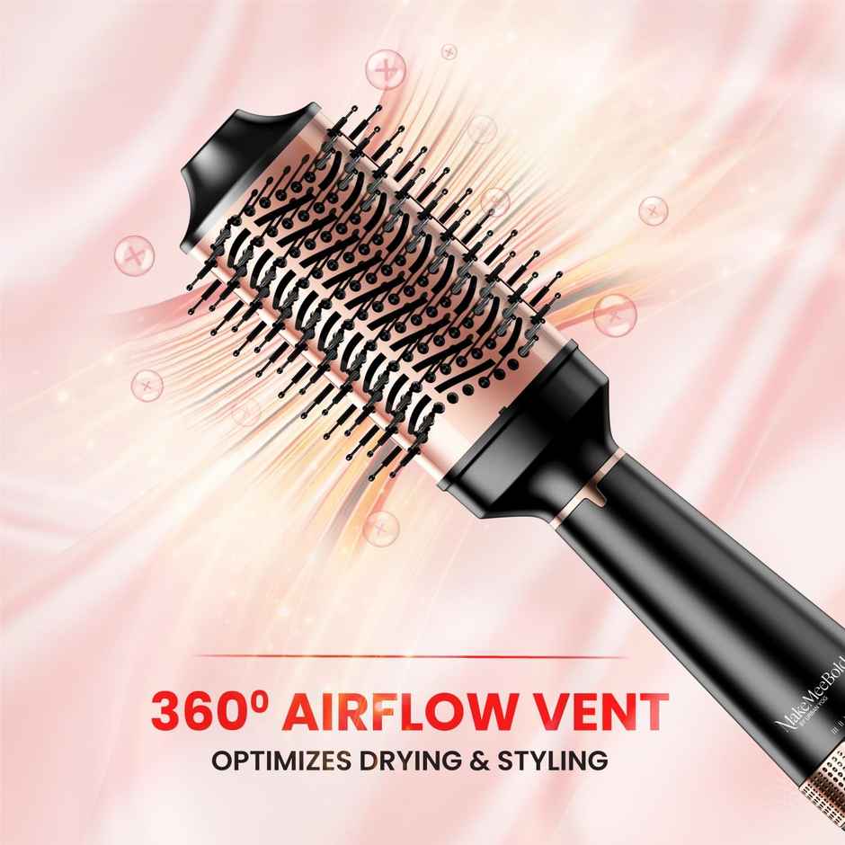 Urban Yog Makemeebold Hot Air Brush | 2-In-1 Dryer & Straightener With 3 Temps