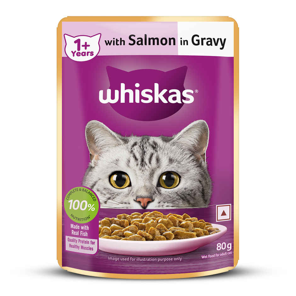 Whiskas Adult Salmon in Gravy Wet Cat Food