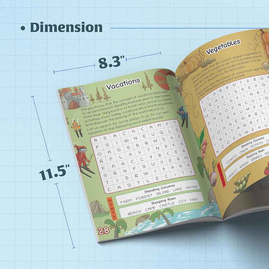 Oswaal Books Lil Legends Interactive Learning Book - Word Search Puzzles For Kids | Ages 4+